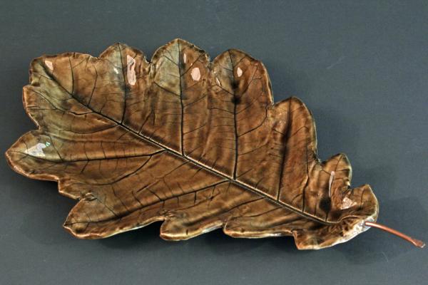 Large Oak Leaf Platter-Ceramic