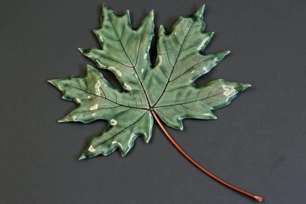 Big Leaf Maple- Ceramic Hanging Leaf