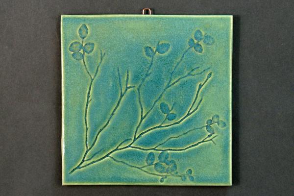 6"x6" Red Huckleberry Ceramic Tile