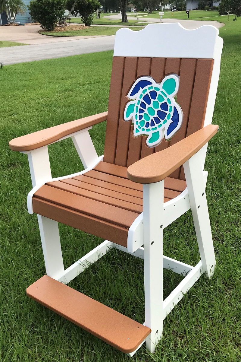 Turtle Back counter Chair picture