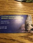 Custom garden rocks