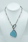 carabiner-lock-necklace-with-turquoise-howlite-pendant