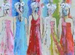 Colorful Dresses 30x48