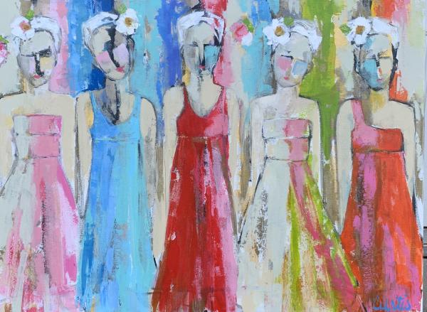 Colorful Dresses 30x48 picture