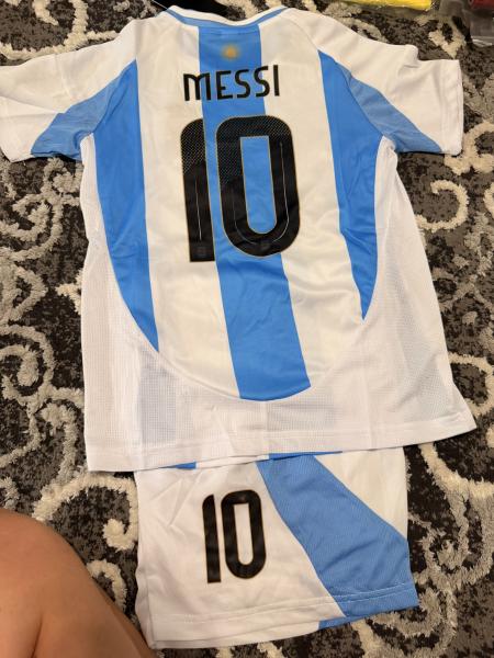Kids soccer team jerseys and short set