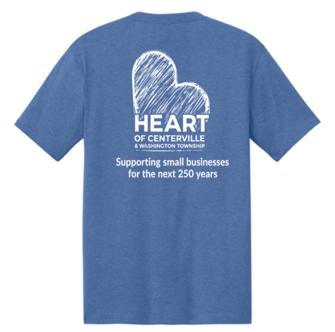 America 250 Heart of Centerville shirt picture
