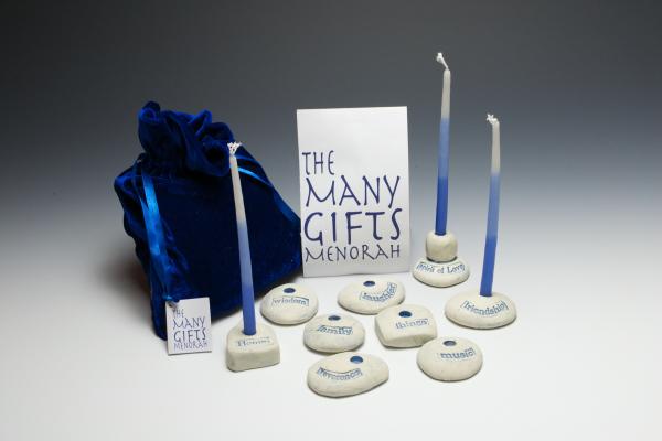 Many Gifts Menorah picture