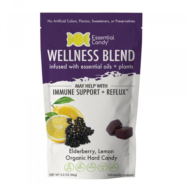 WELLNESS BLEND HARD CANDY WITH ELDERBERRY AND LEMON picture