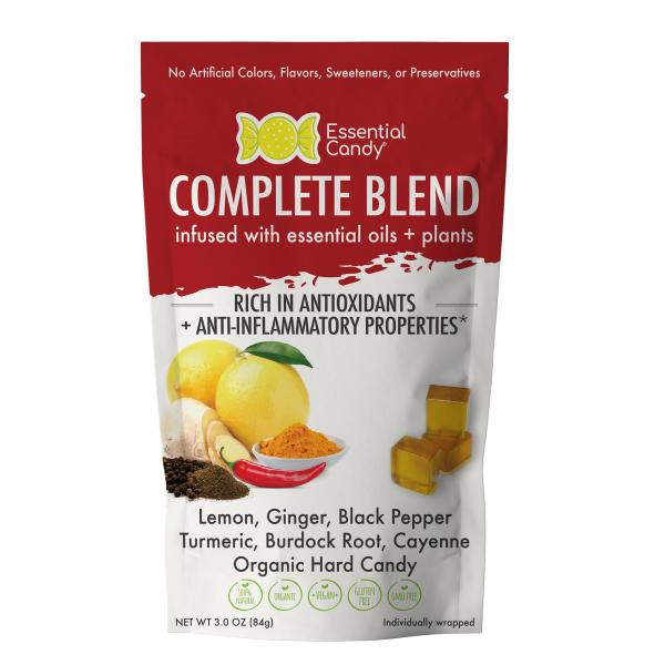 COMPLETE BLEND HARD CANDY WITH LEMON, GINGER, BURDOCK ROOT, BLACK PEPPER, TURMERIC AND CAYENNE picture