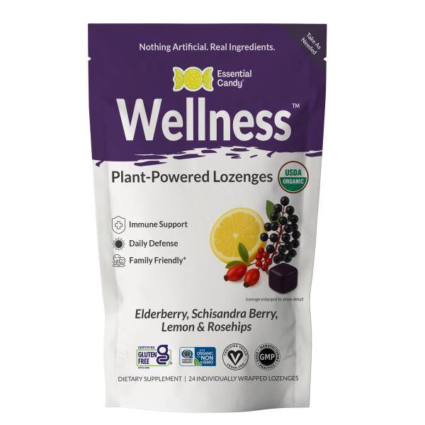 Wellness Organic Immune Support Functional Botanical Slow-Dissolve Lozenges