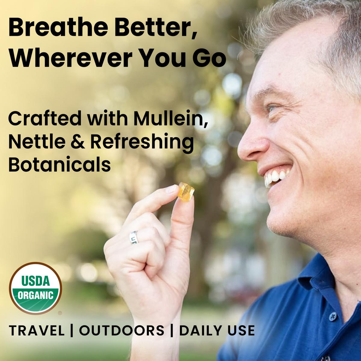 Breathe Better Organic Seasonal Wellness Functional Botanical Slow-Dissolve Lozenges picture