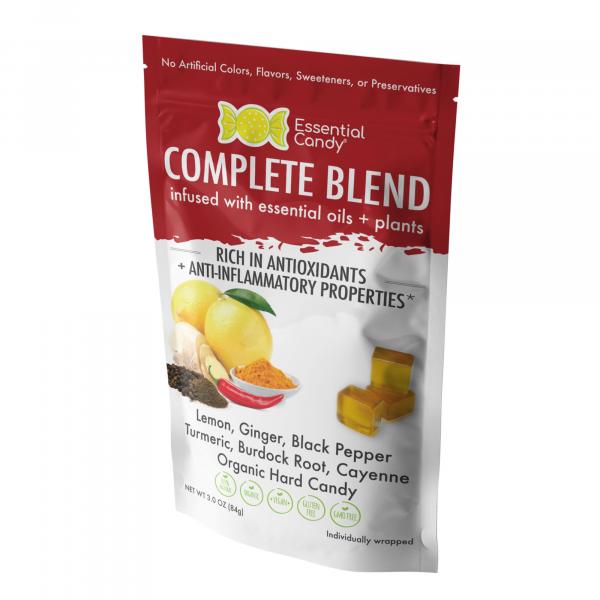 COMPLETE BLEND HARD CANDY WITH LEMON, GINGER, BURDOCK ROOT, BLACK PEPPER, TURMERIC AND CAYENNE picture