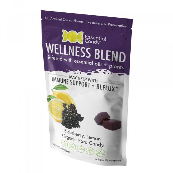 WELLNESS BLEND HARD CANDY WITH ELDERBERRY AND LEMON picture