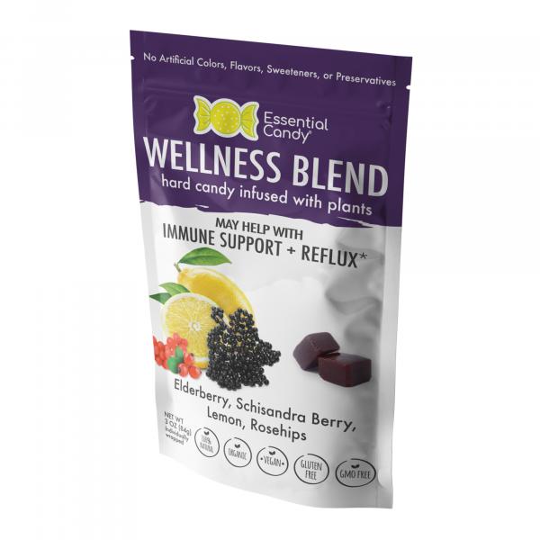 Wellness Blend Organic Hard Candy with Elderberry, Schisandra Berry, Lemon and Rosehips picture