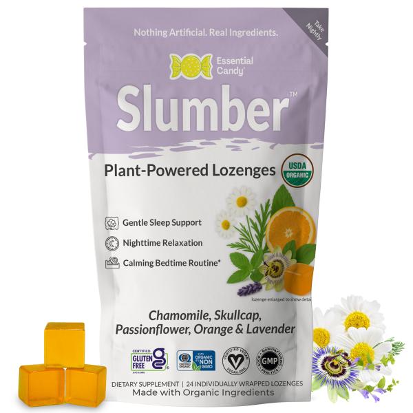 Slumber Organic Sleep Support Functional Botanical Slow-Dissolve Lozenges