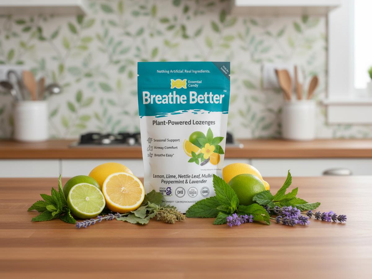 Breathe Better Organic Seasonal Wellness Functional Botanical Slow-Dissolve Lozenges picture