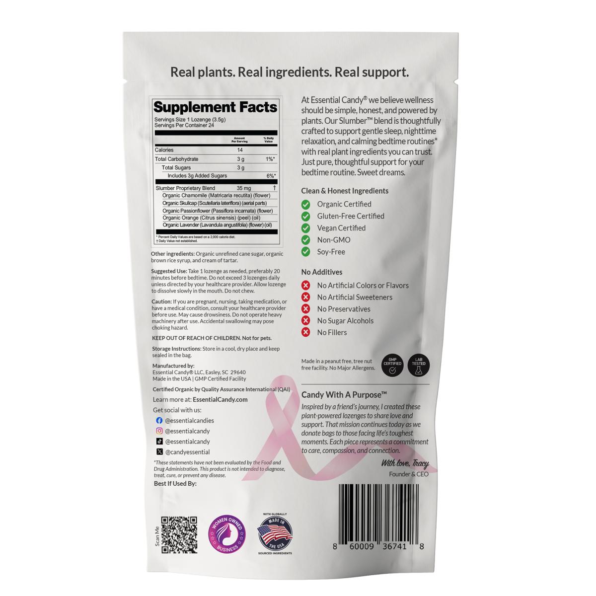 Slumber Organic Sleep Support Functional Botanical Slow-Dissolve Lozenges picture