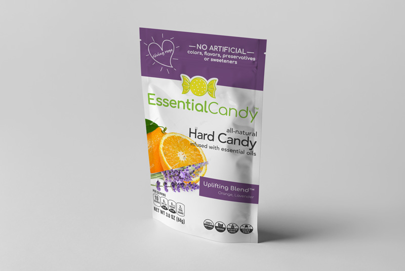 UPLIFTING BLEND HARD CANDY WITH ORANGE AND LAVENDER