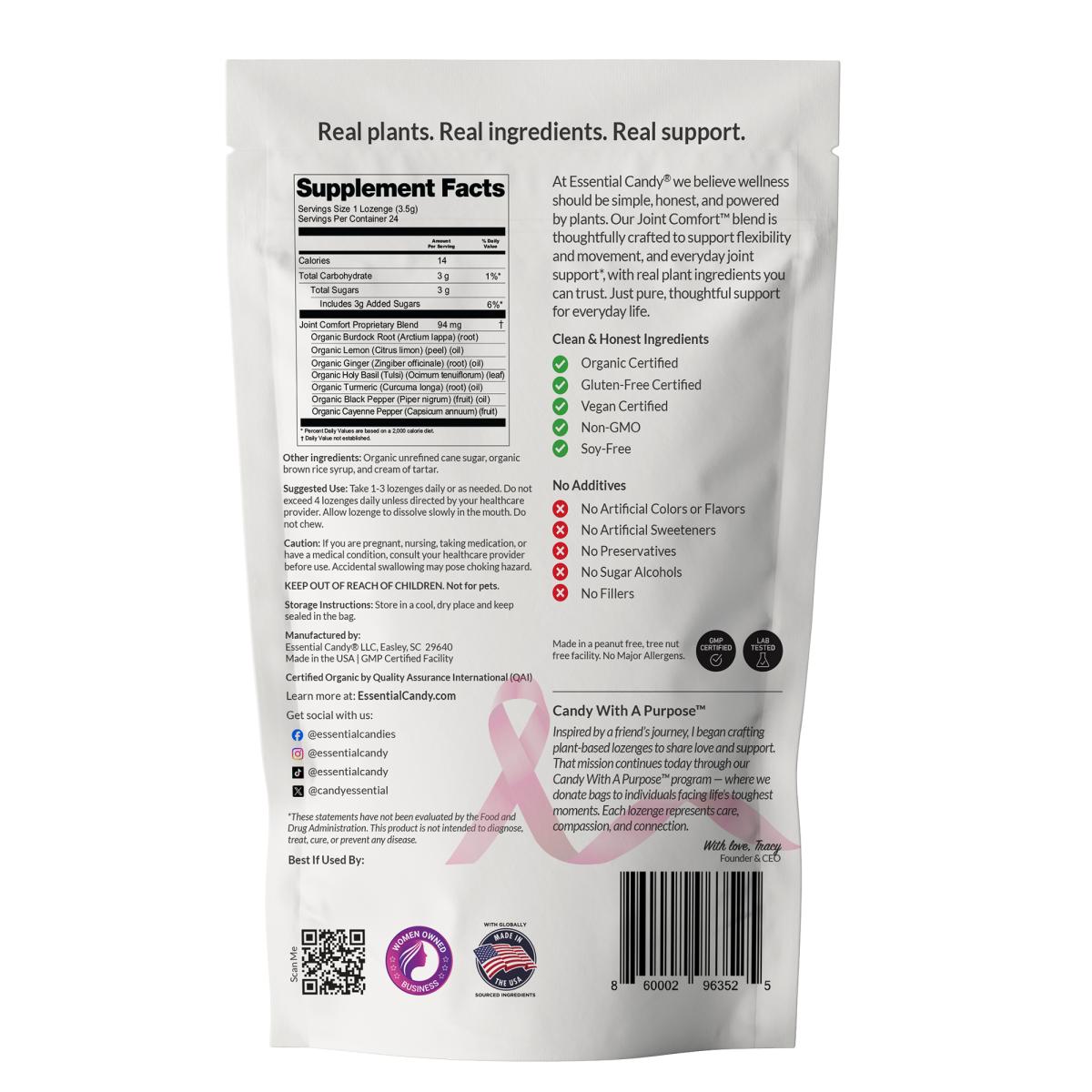 Joint Comfort Organic Functional Botanical Slow-Dissolve Lozenges picture