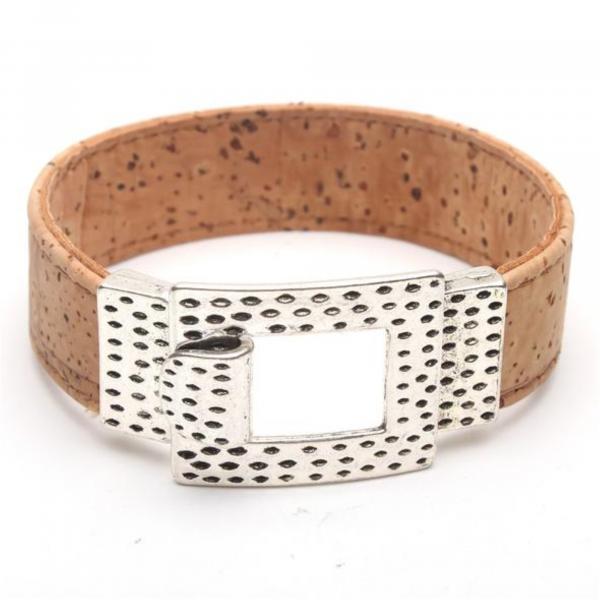 Cork Cuff Bracelet