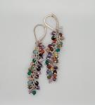 Multi Color Fringe Earrings