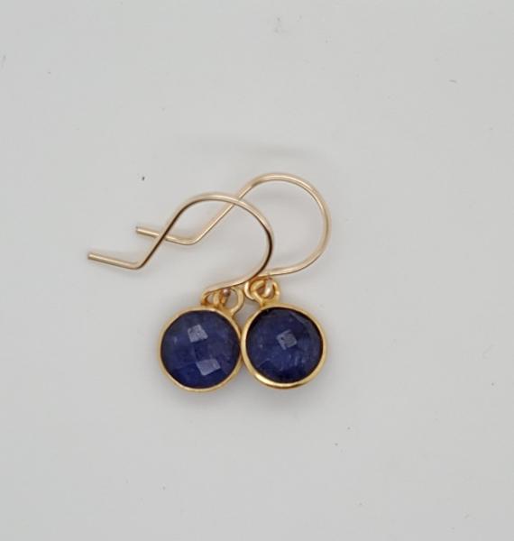 Petite Blue Sapphire Earrings