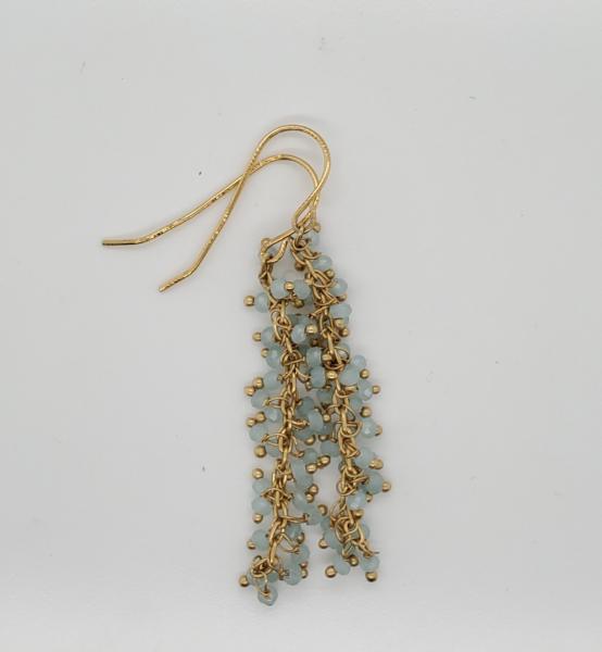 Chlacedony Fringe Earrings