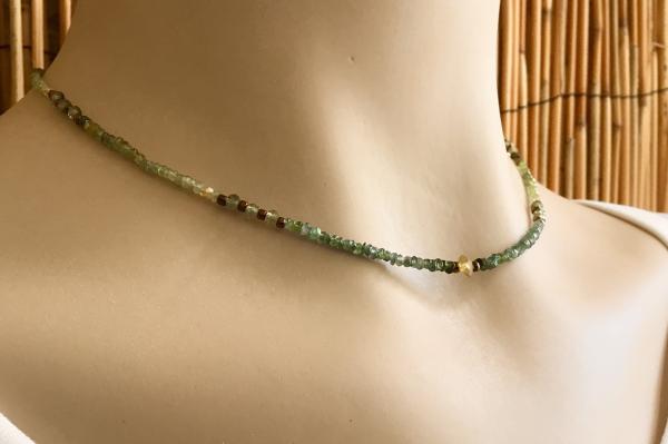 Tourmaline Beaded Choker Necklace