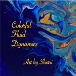 Colorful Fluid Dynamics Art by Sherri