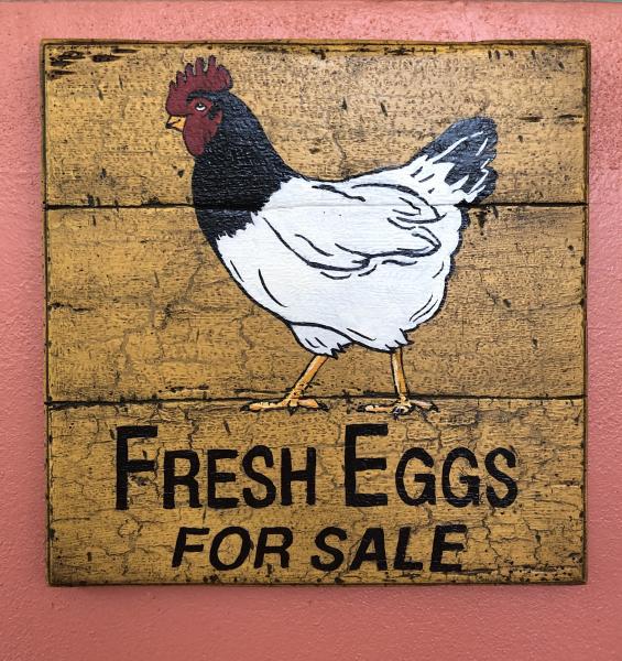 Hand painted wood signs picture