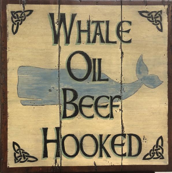 Hand painted wood signs