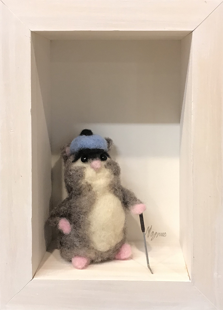 Character Mice...The Thinker, Cheesemaker.... picture