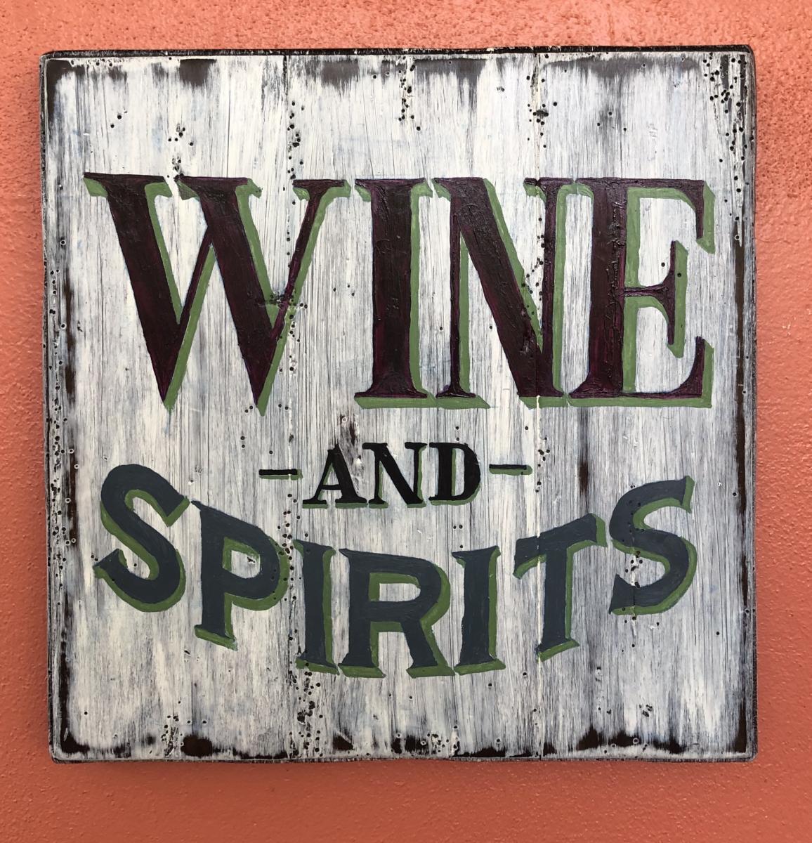 Hand painted wood signs picture