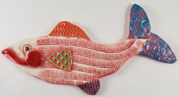 Red Ceramic Fish