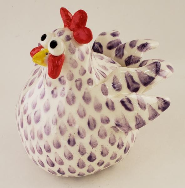 Purple and White Chicken Medium picture