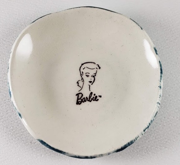 Tiny plate with Barbie picture