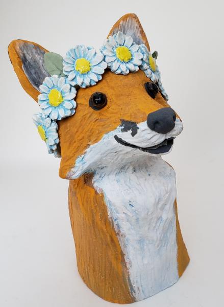 Fanny Fox Wears a Daisy Headband picture