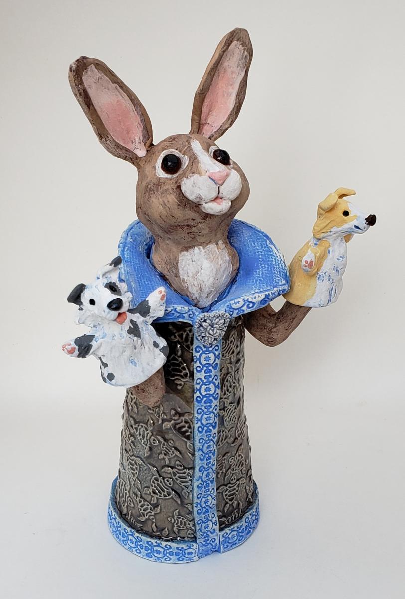 Dog Catcher Puppet Sculpture picture