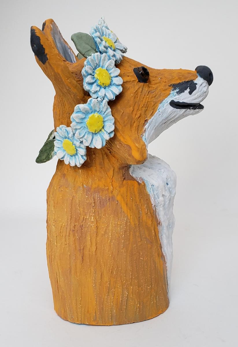Fanny Fox Wears a Daisy Headband picture