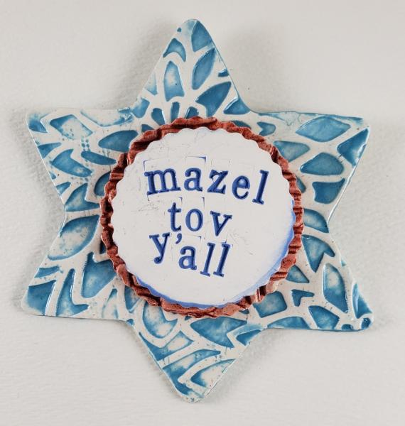 "Mazel Tov Y'all" Word Plaque