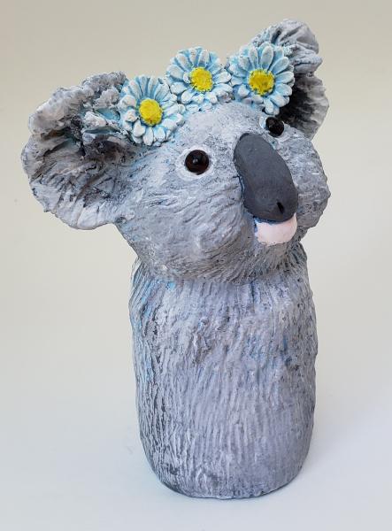 Konstance the Koala Bear Wearing a Daisy Headband picture