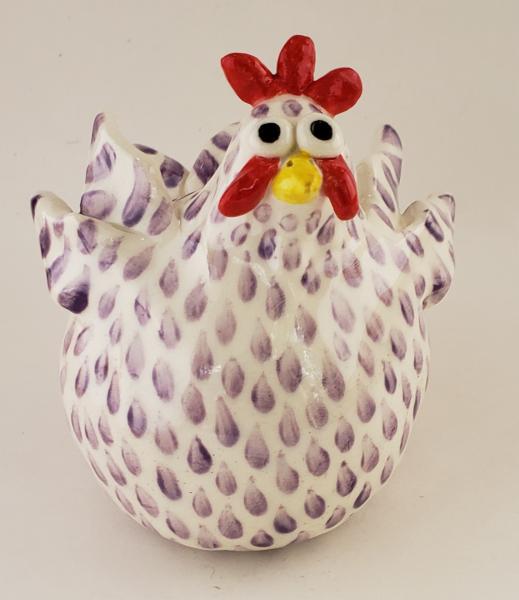 Purple and White Chicken Small