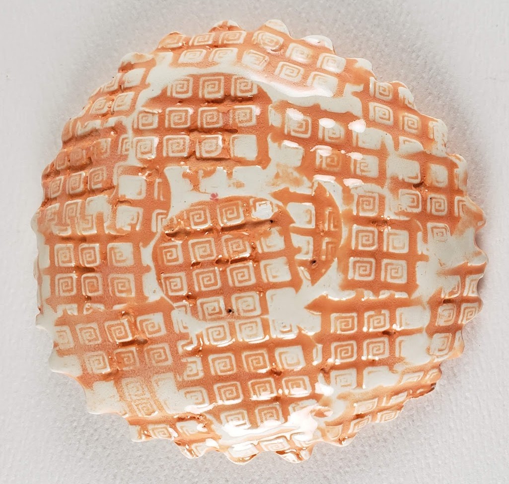 Tiny plate with "Home is Where Your Art Is" picture