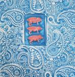 Three Little Pigs 4x4 Ceramic Tile