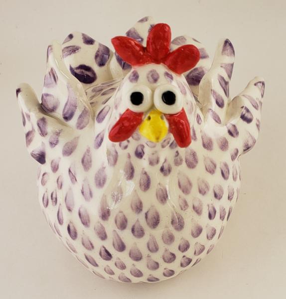 Purple and White Chicken Small picture