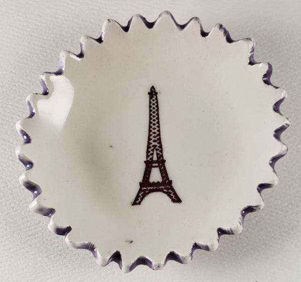 Tiny Plate with Eiffel Tower