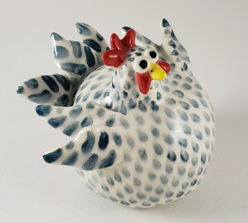 Blue and White Chicken Medium picture