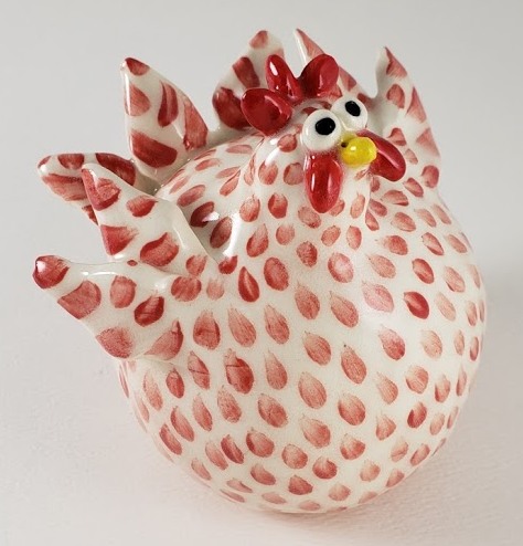 Red and White Chicken Medium picture