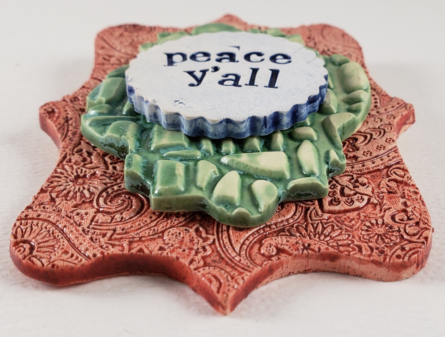 "Peace Y'all" Word Plaque picture