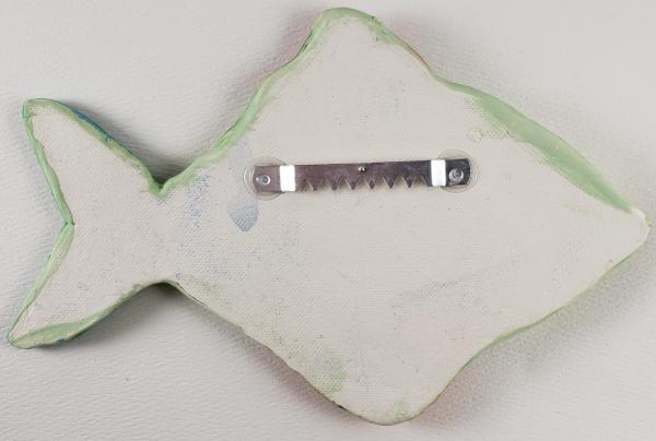 Green Squared Ceramic Fish picture